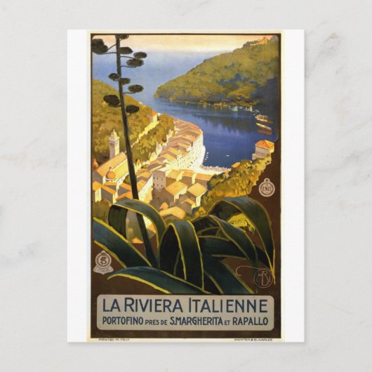 イタリアヴィンテージ旅行はがき ポストカード (正面)