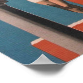 イタリアヴィンテージ旅行 ポスター (角)