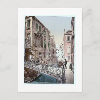 イタリアヴェニスポンテデルパラディソ1890年代 ポストカード