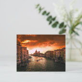 イタリアヴェネツィアグランドカナルハガキ シーズンポストカード (スタンド正面)