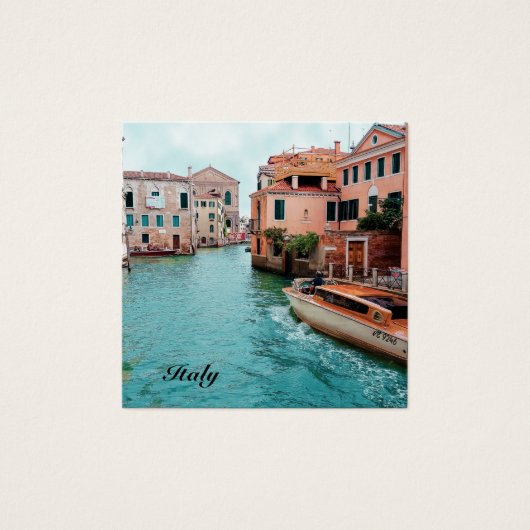 イタリアヴェネツィアビジネスカードマグネット (正面)