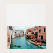 イタリアヴェネツィアビジネスカードマグネット 名刺 (外部フラット)
