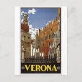 イタリアヴェローナヴィンテージ旅行はがき ポストカード (正面)