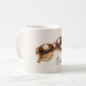 イタリアーナ(イタリア製)ブラウン サングラス コーヒーマグカップ (正面左)