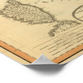 イタリア中部、上部 ポスター (角)