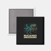 イタリア人おバカキッズおもしろ Nuclearo 恐竜 マグネット (正面/裏面)
