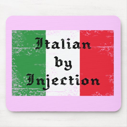 イタリア人お注射マウスパッド マウスパッド (正面)