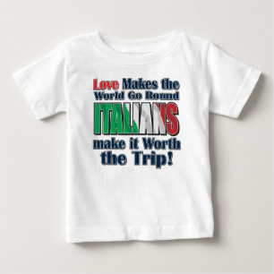 イタリア人が世界を動かす ベビーTシャツ