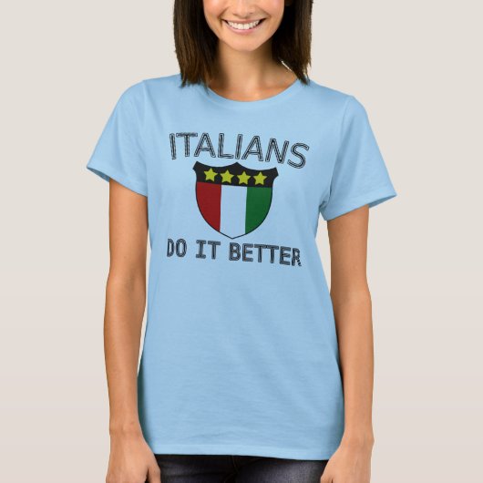 イタリア人それはよくします Tシャツ (正面)