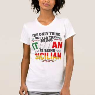 イタリア人であることよりもシチリア人であること Tシャツ