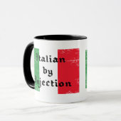 イタリア人との結婚生活は注射のおかげ Funny コーヒーマグ マグカップ (正面左)