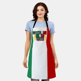 イタリア人のおばあちゃんはキッチンの女王様 エプロン