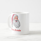 イタリア人のサンタのマグ コーヒーマグカップ (正面左)