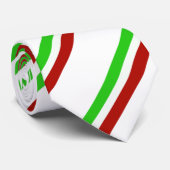 イタリア人のストライプな旗 ネクタイ (ロール)