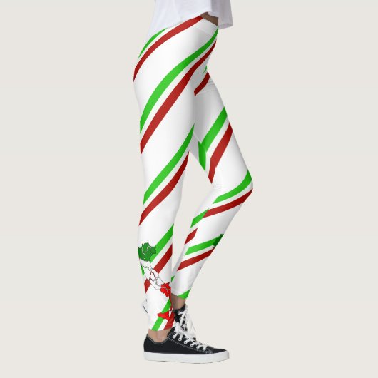 イタリア人のストライプな旗 レギンス (右)