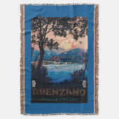 イタリア人のリビエラ旅行ポスター スローブランケット (正面縦)