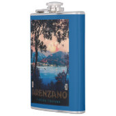 イタリア人のリビエラ旅行ポスター フラスク (左)