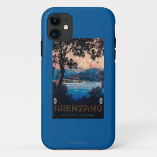 イタリア人のリビエラ旅行ポスター iPhone 11 ケース