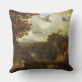 イタリア人の流れについてのアヒルそして他の鳥 クッション (裏面)