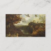 イタリア人の流れについてのアヒルそして他の鳥 名刺 (裏面)