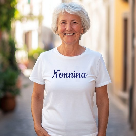 イタリア人の祖母 ノンナ Tシャツ