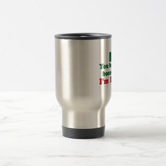 イタリア人のBocce球 トラベルマグ (中央)