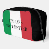 イタリア人はイタリアおもしろいのトイレタリーの国旗を守る ドップキット (右コーナー)