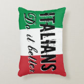 イタリア人はイタリア装飾用クッションの旗を上げる アクセントクッション (正面(垂直))