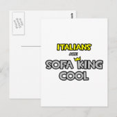 イタリア人はソファクール王 ポストカード (正面/裏面)