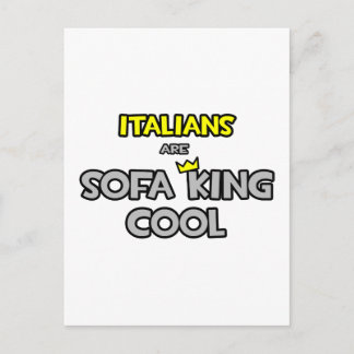 イタリア人はソファクール王 ポストカード