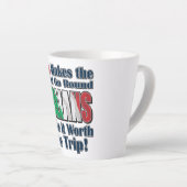 イタリア人は世界を動かす カフェラテマグ (右アングル)