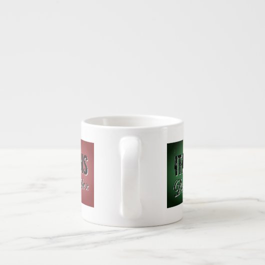 イタリア人は、より良いヴィンテージ国旗エスプレッソ杯 エスプレッソカップ (裏面)