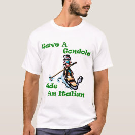 イタリア人を乗せよう Tシャツ