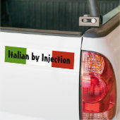イタリア人インジェクション バンパーステッカー (トラック上)
