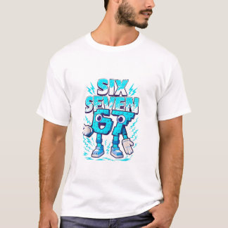 イタリア人ミーム ブレインロットシックスセブン を盗め Tシャツ