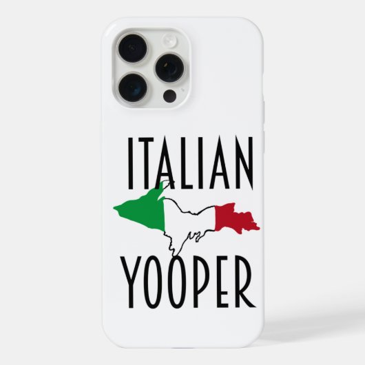 イタリア人ヨーパーiPhoneケース iPhoneケース (裏面)