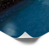 イタリア伝統的のヴェネツィアのゴンドラ付き運河 ポスター (コーナー)