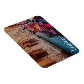 イタリア伝統的のヴェネツィアのゴンドラ付き運河 マグネット (右側)