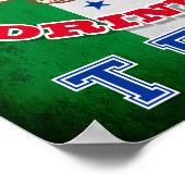 イタリア公式の飲みチーム。ビールおもしろい ポスター (角)