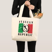 イタリア共和国 ラージトートバッグ (正面(商品))