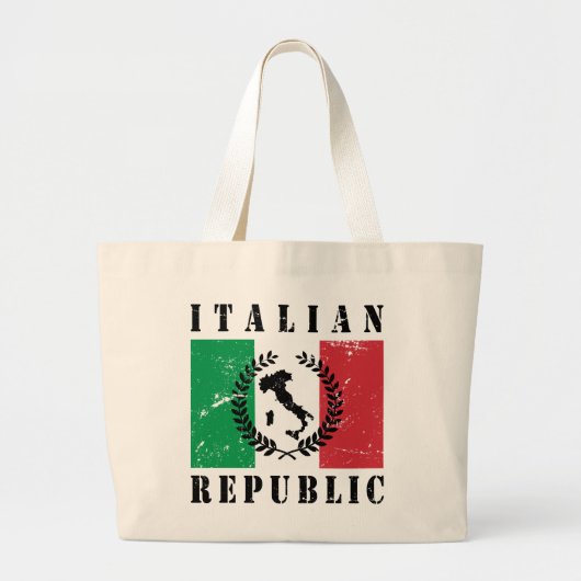 イタリア共和国 ラージトートバッグ (正面)