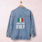 イタリア出身の人へ デニムジャケット (ハンガー)
