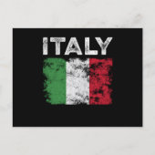 イタリア動揺して国旗イタリアン – 国旗 ポストカード (正面)