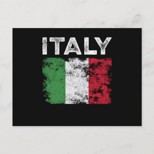 イタリア動揺して国旗イタリアン – 国旗 ポストカード (正面)