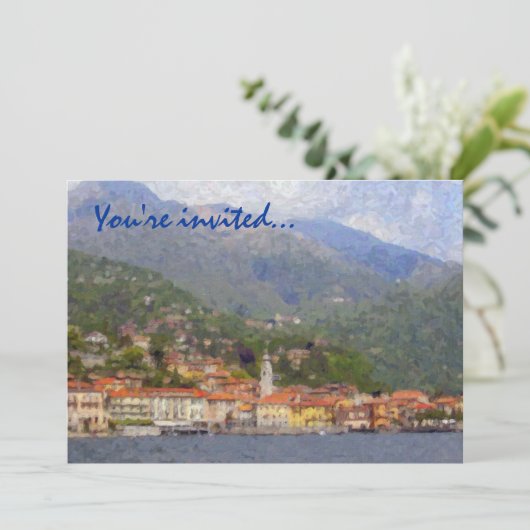 イタリア北部パーティの招待状 招待状 (スタンド正面)