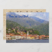 イタリア北部パーティの招待状 招待状 (正面/裏面)