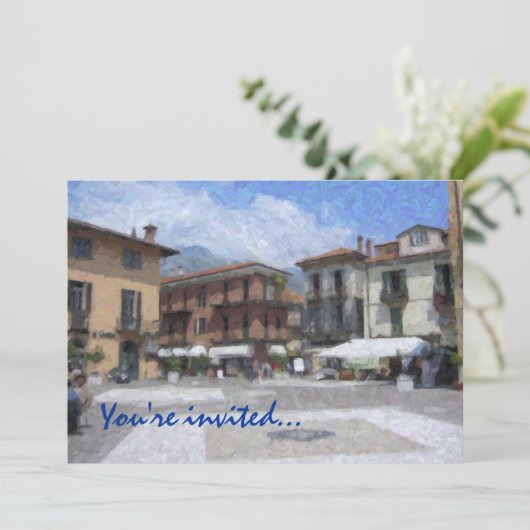 イタリア北部パーティーの招待状 招待状 (スタンド正面)