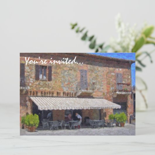 イタリア北部パーティーの招待状 招待状 (スタンド正面)