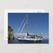 イタリア南部にアンカー ポストカード (正面/裏面)