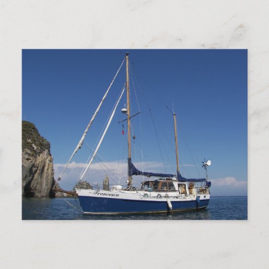 イタリア南部にアンカー ポストカード (正面)